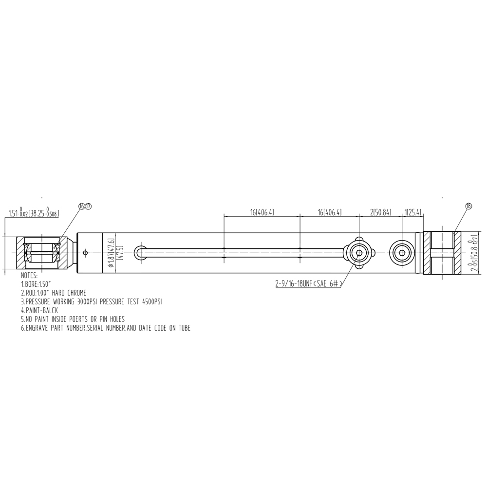 Felanalys av hydraulcylindern