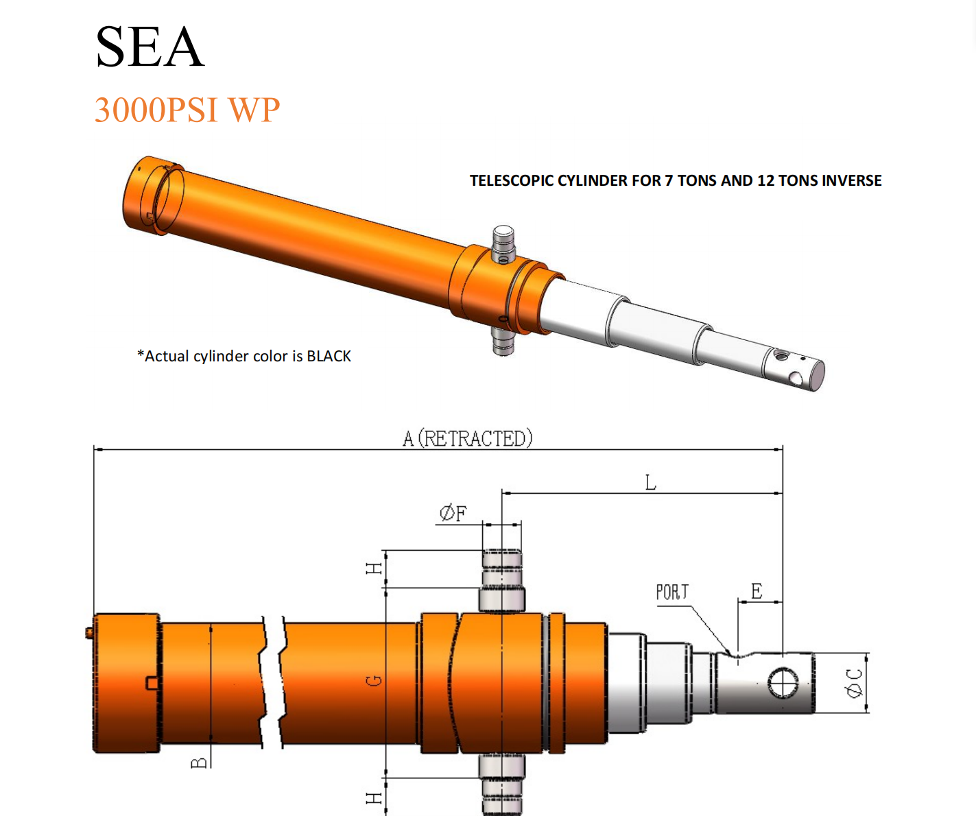 HCIC höjer ribban med flerstegs hydraulcylinder för förbättrad släpeffektivitet