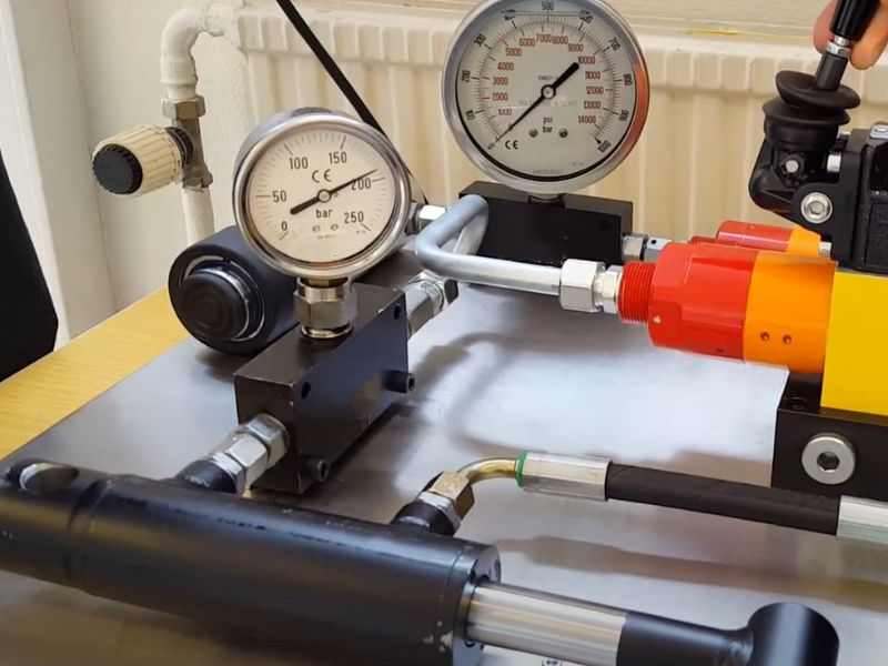 Hydraulisk cylinderlagringsinstruktioner