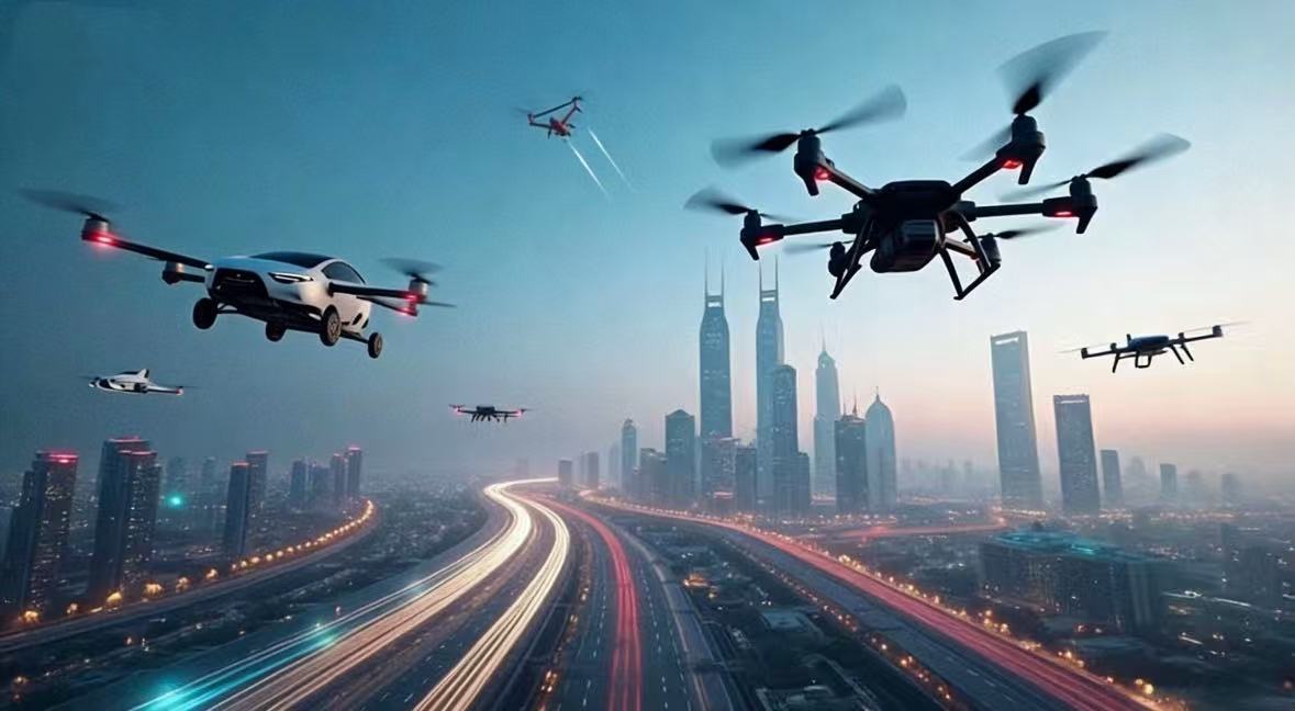 《Låghöjdsekonomi tar fart: hur anpassade hydraulcylindrar förbättrar drönarprecisionen》