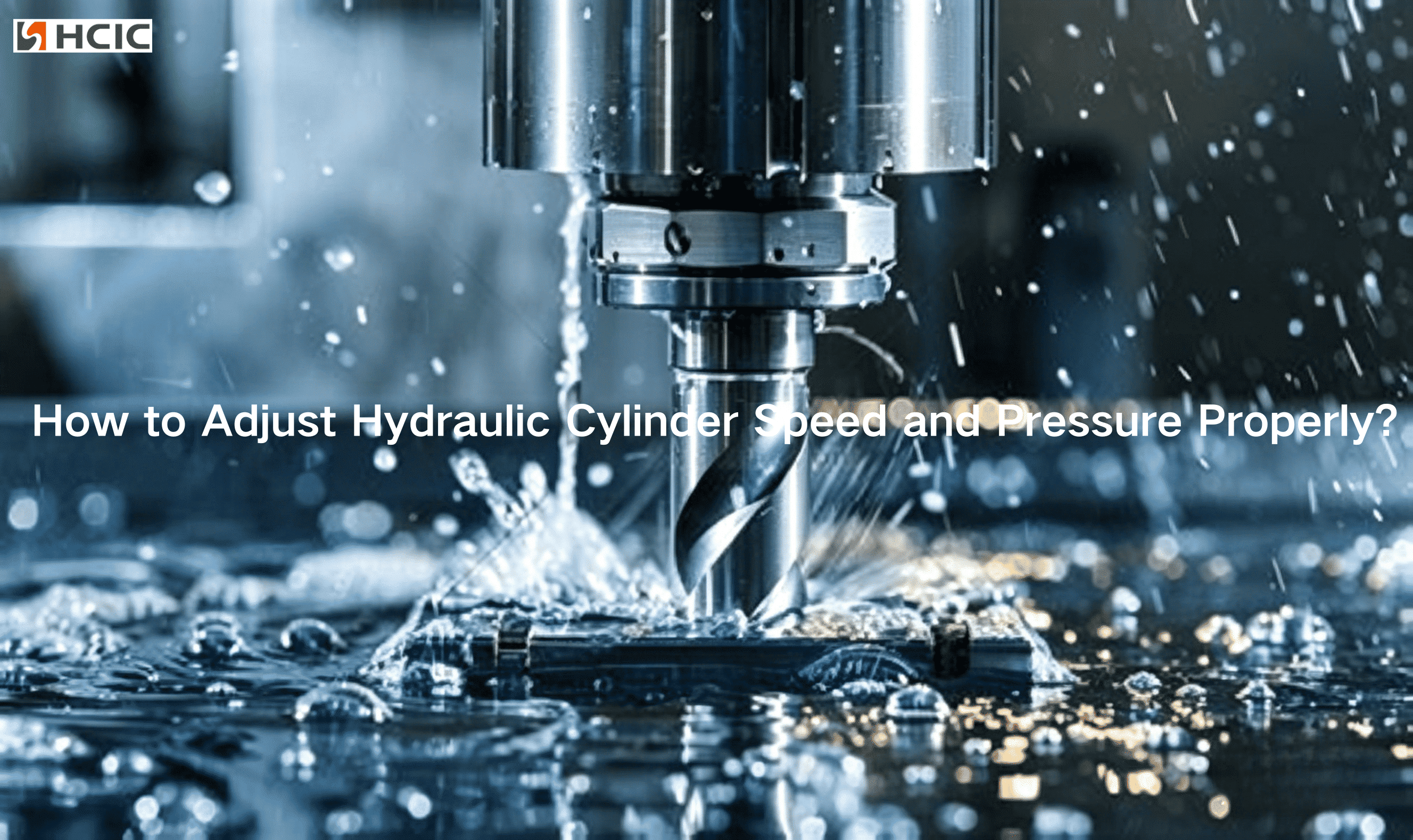 Hur justerar man hydraulcylinderns hastighet och tryck på rätt sätt?