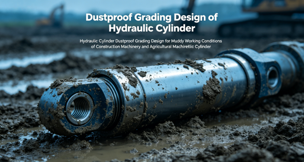 ​Damtät graderingsdesign av hydraulcylinder för lerig konstruktion och jordbruksarbetsförhållanden