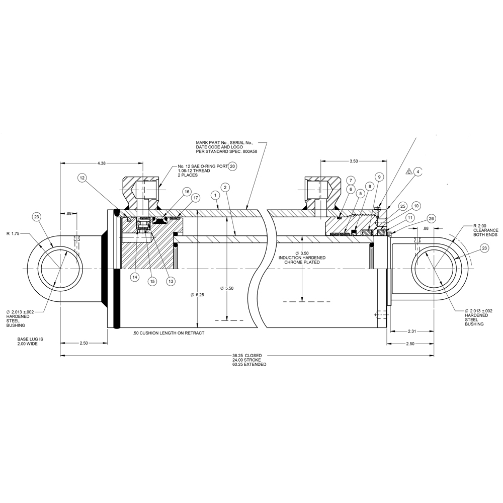 Bladcylinder