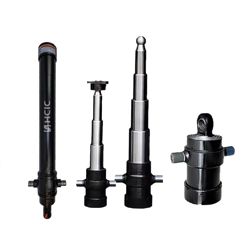 Liten trailer Flerstegs hydraulcylinder