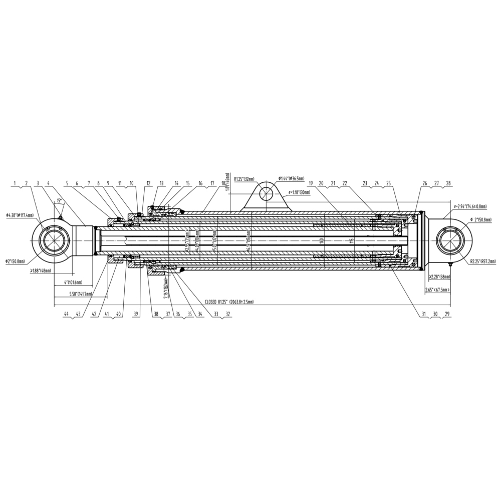 Packeject Cylinder