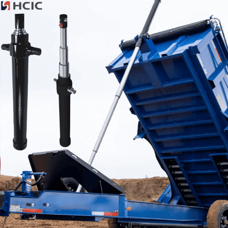 Teleskopisk flerstegs hydraulcylinder